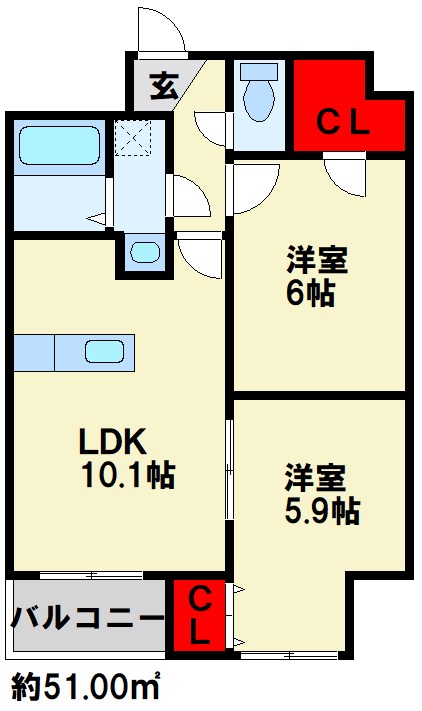 アネシスの間取り