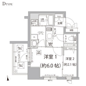 エスリード上前津セレーノの間取り