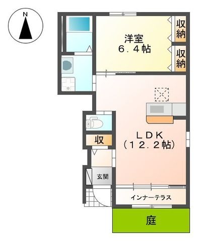 海部郡大治町大字西條のアパートの間取り