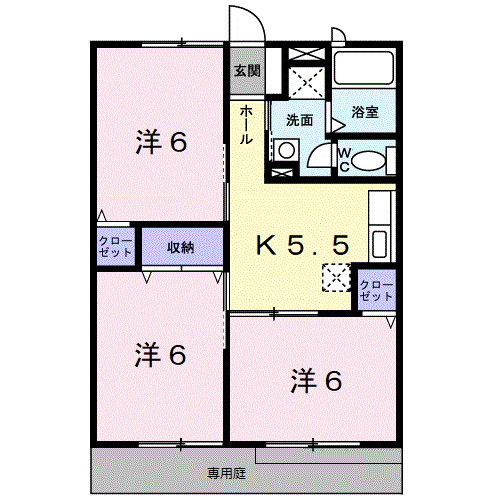 レスポワールIIの間取り