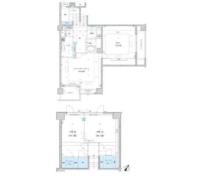 参宮橋マンションの間取り