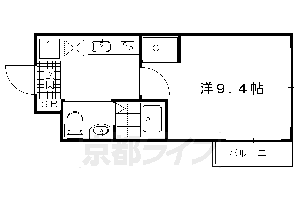 シエルコート北白川の間取り