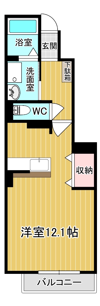 アンジュ・カルムＡの間取り