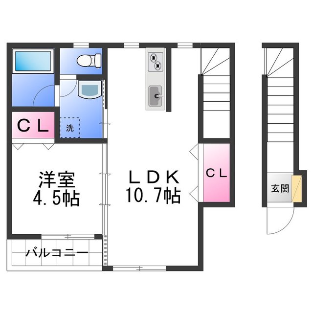 ＴＪ島橋東ノ丁の間取り