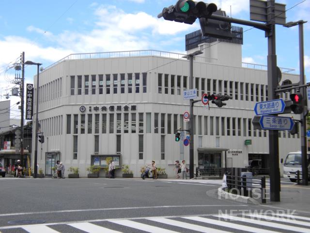 【シャルム祇園三条の銀行】