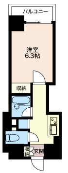 Esty Maison神田　の間取り