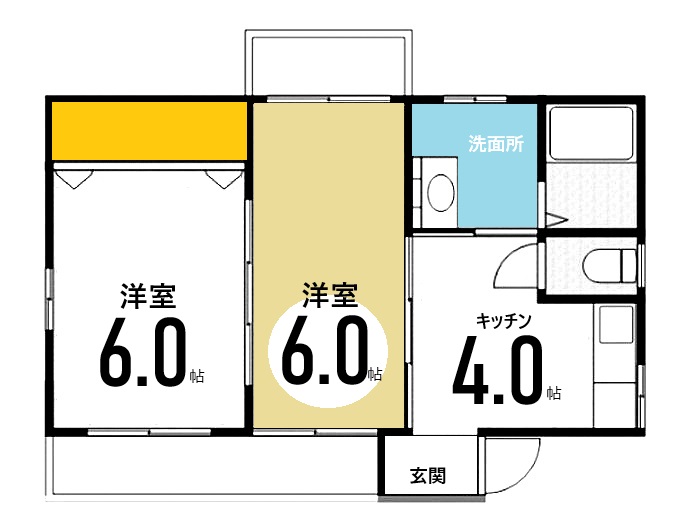 アイランドビル14の間取り