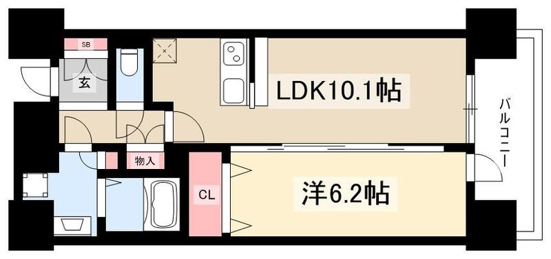 プレサンス丸の内リラティの間取り