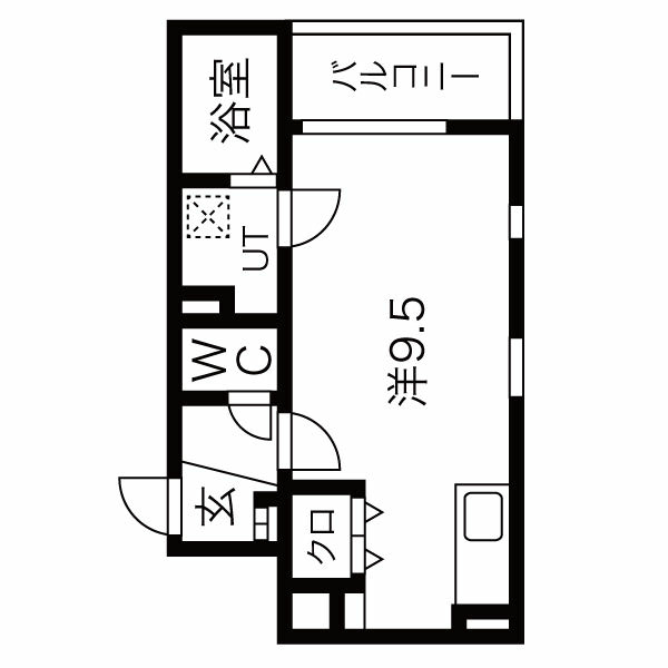 常滑市栄町のアパートの間取り