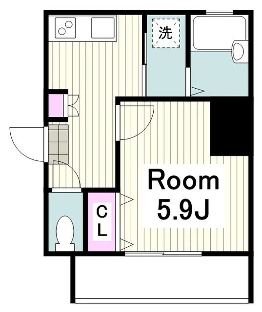 ツインバレー東神奈川の間取り