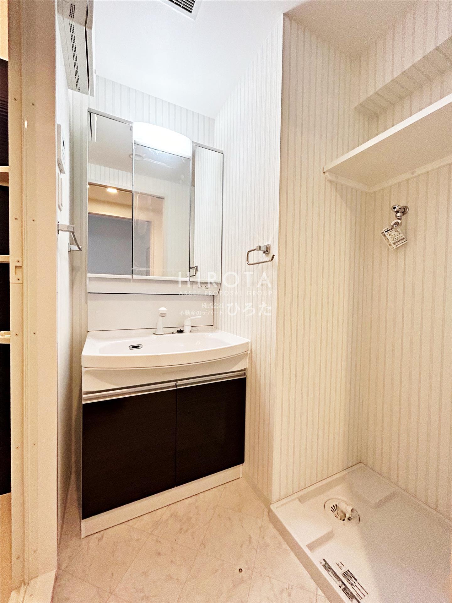 洗面設備　2階モデルルーム