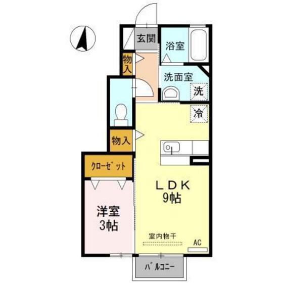 セジュール藤木の間取り