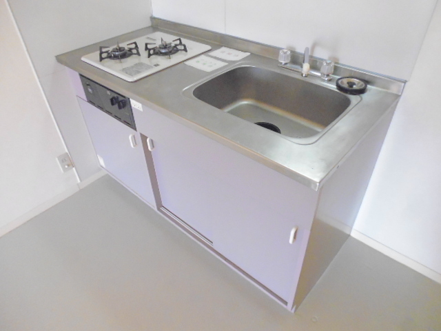 キッチン　二口ガスコンロ付き※同タイプ参考写真