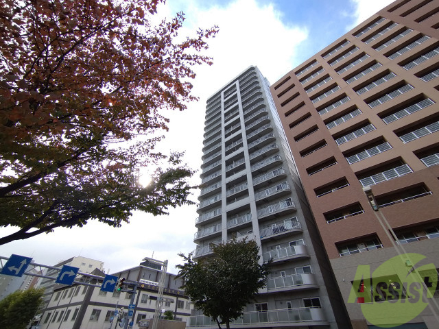 建物外観　札幌市中央区南６条西「ＡＭＳＴＯＷＥＲ南６条」