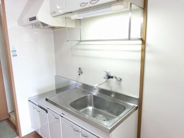 キッチン　ガスコンロ設置可！