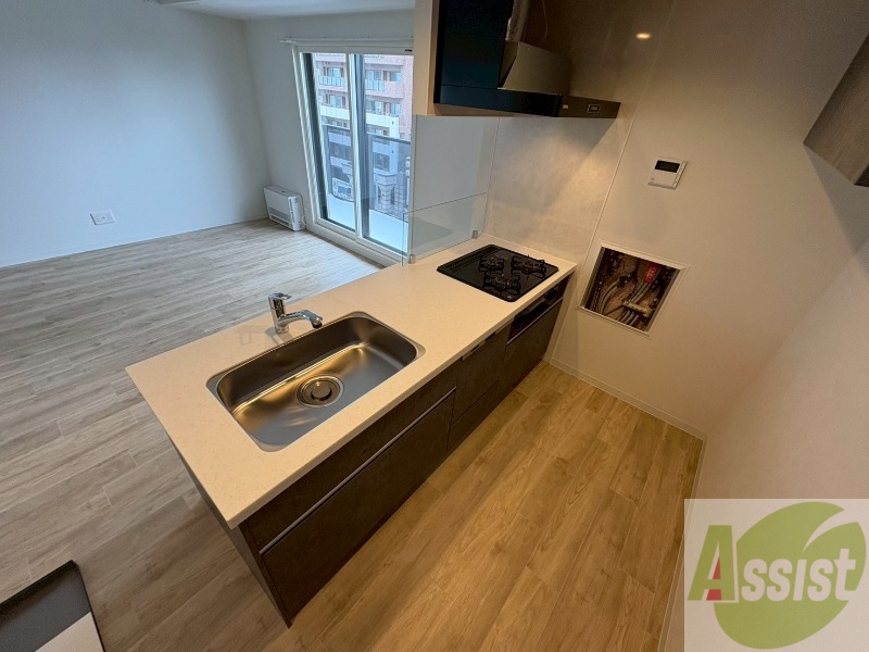 キッチン　システムキッチンなので、すぐお料理に使えます！