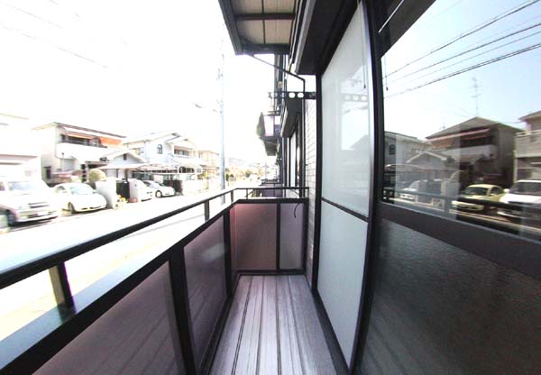 バルコニー　広々としたバルコニーです