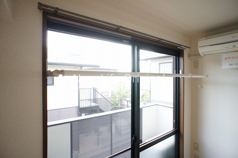 その他設備　雨の日や花粉の季節に助かる室内物干し☆