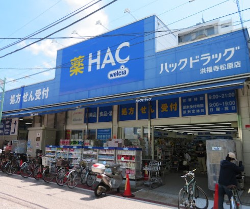 ドラックストア　ハックドラッグ洪福寺松原店（ドラッグストア）まで401m