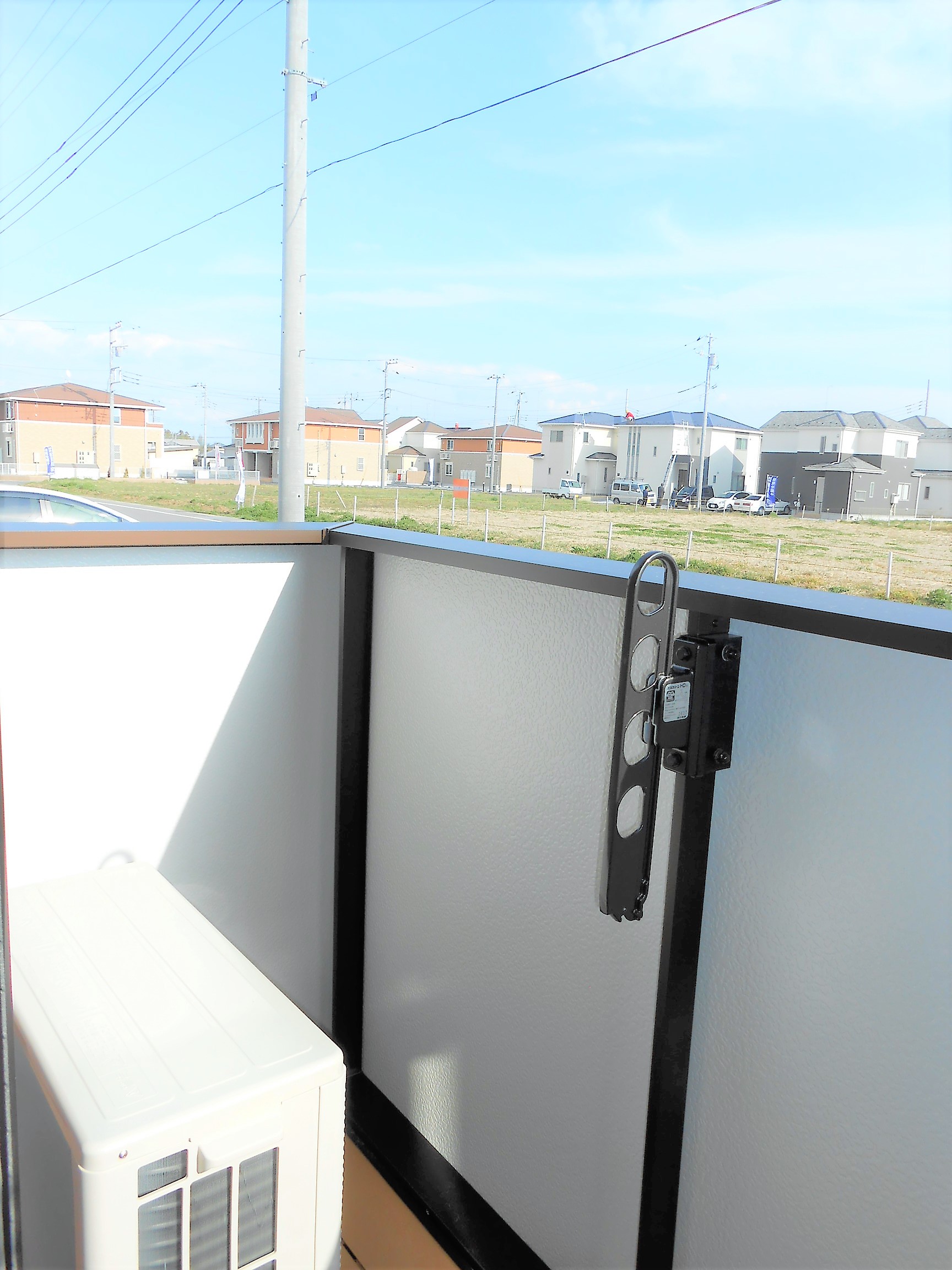 バルコニー　南面バルコニーで陽当たり良好です。