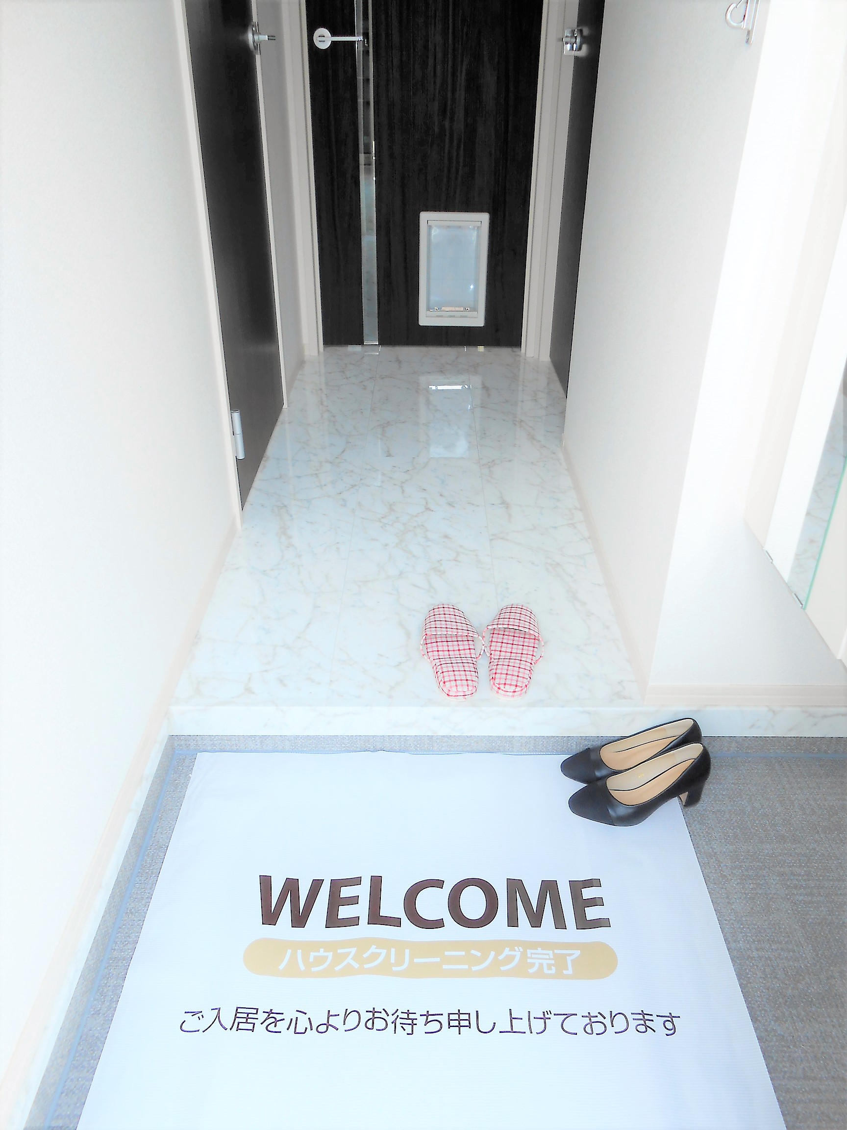 玄関　シューズボックス付き玄関です。