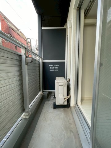 バルコニー　落ち着いた時間を過ごせるバルコニーです