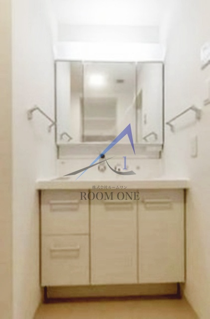 洗面設備　洗面台です。