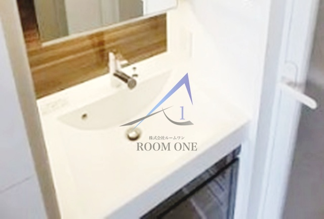 洗面設備　洗面台です。