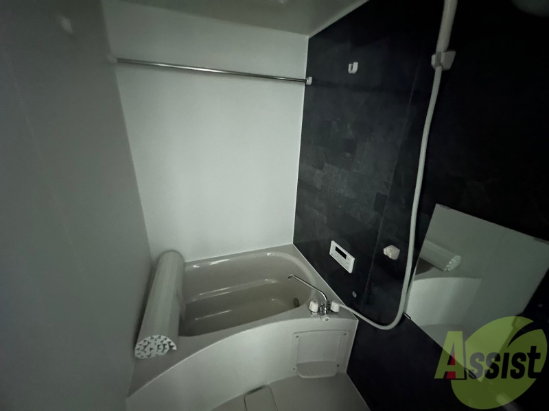 バス・シャワールーム　浴室は狭すぎず、シャワーも浴びやすそうです。