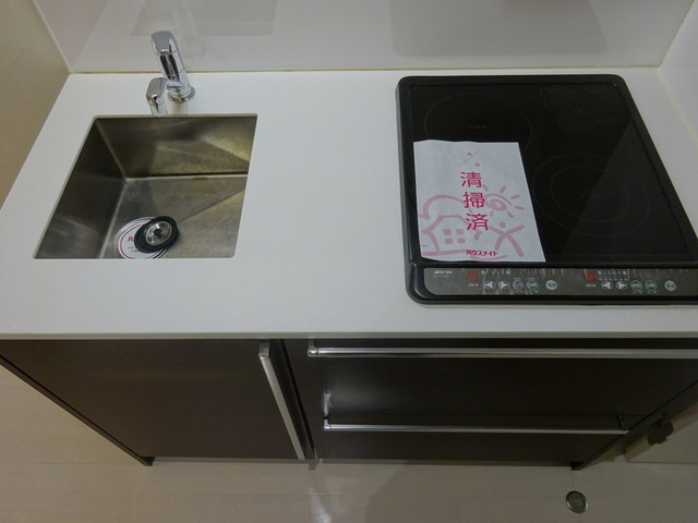 キッチン　１口ＩＨコンロ付きキッチン