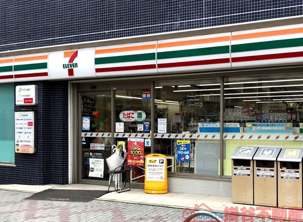 コンビニ　セブンイレブン阪急茨木市駅東店（コンビニ）まで200m