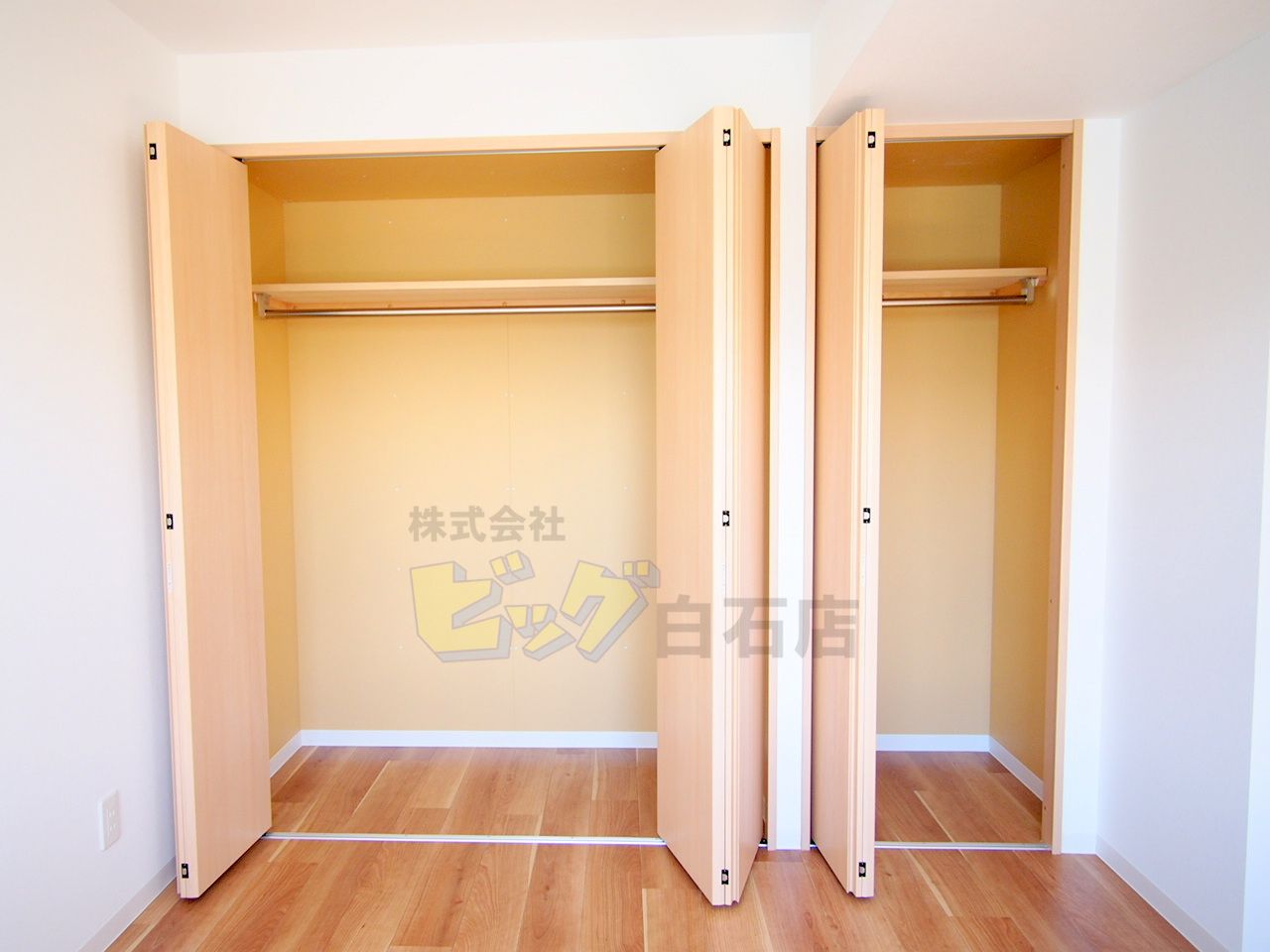 収納　各部屋にクローゼット付きです♪