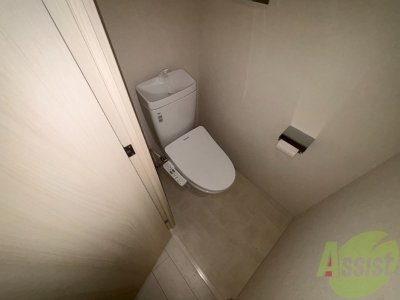 洗面設備　快適に使用できる、清潔感にこだわったトイレです。