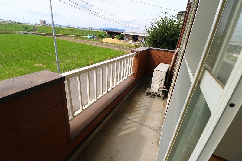 バルコニー　日当たり良好です