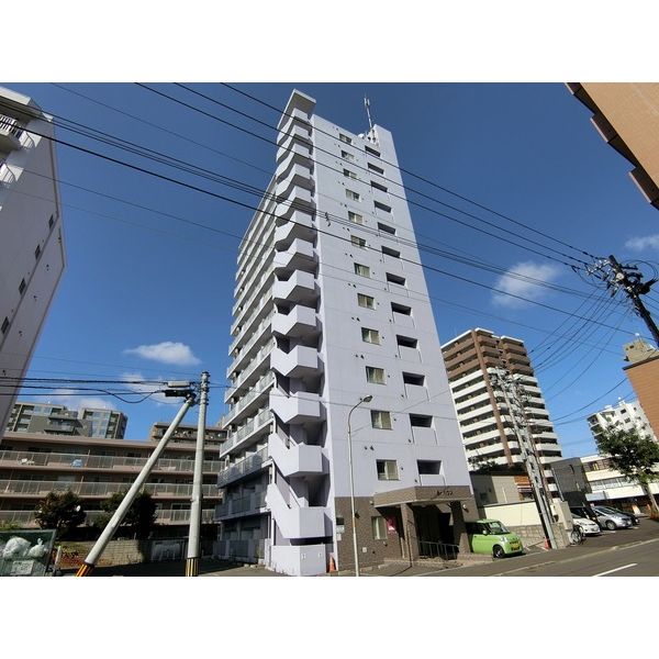 建物外観　★円山エリア★家具家電付き定番マンション！★エアコン完備！