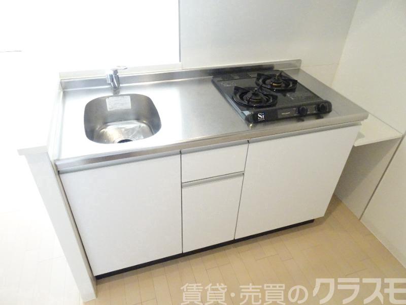 キッチン　２口コンロのシステムキッチン♪