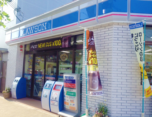 コンビニ　ローソン篠原本町店（コンビニ）まで422m