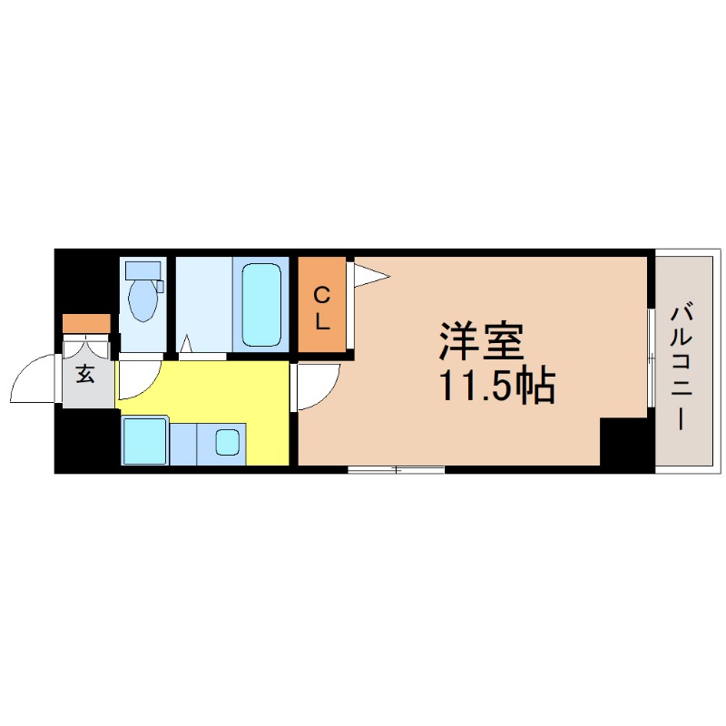 名鉄名古屋本線 名鉄名古屋駅 徒歩9分 8階建 築30年の間取り写真
