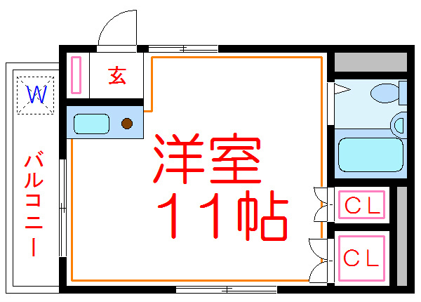 東京メトロ日比谷線 北千住駅 徒歩5分 3階建 築37年の間取り写真