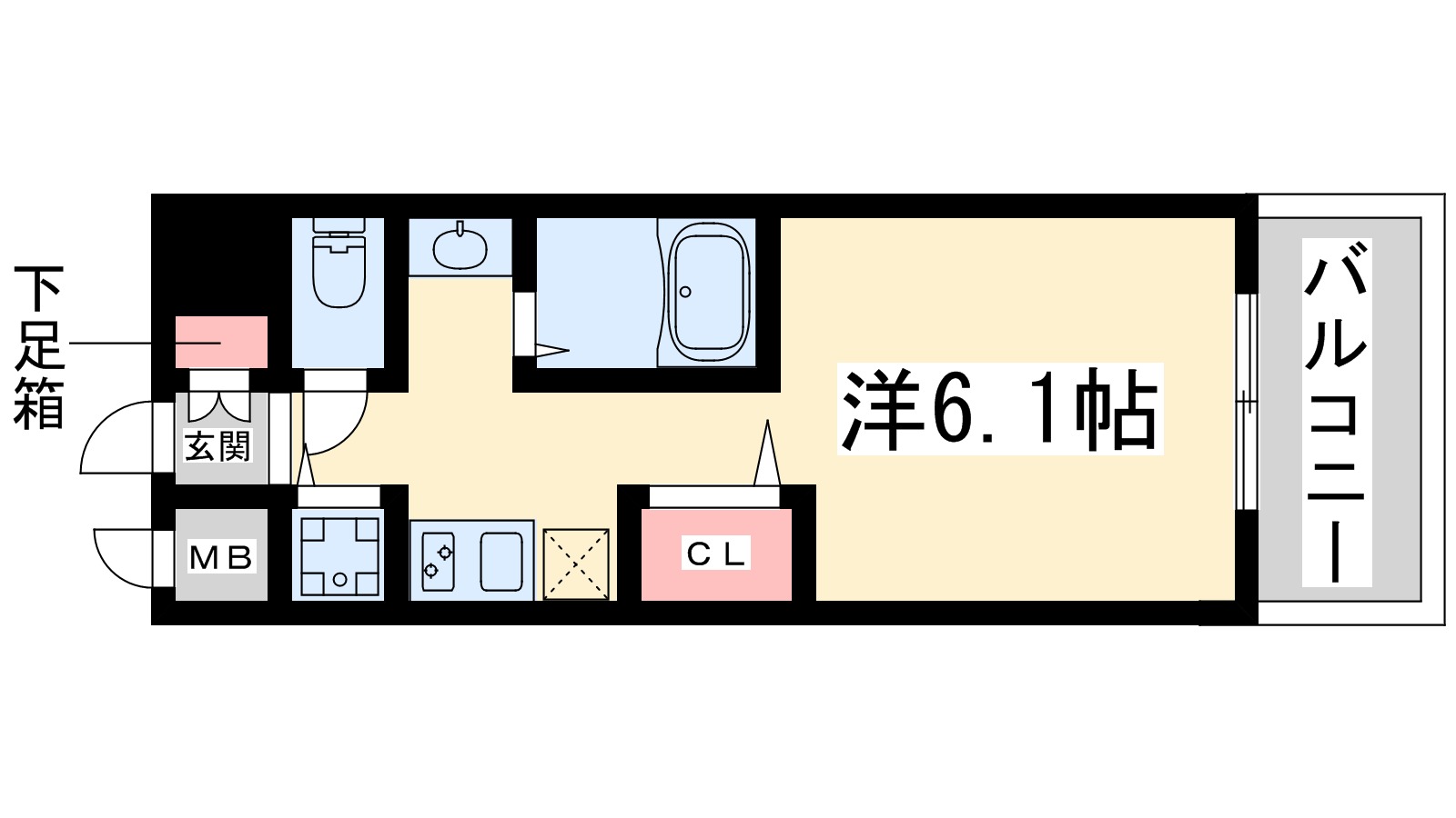 ララプレイス新大阪シエスタの間取り写真