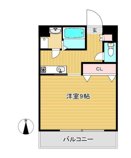 シャルマン高砂の間取り写真