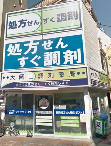 病院　大岡山調剤薬局（病院）まで513m