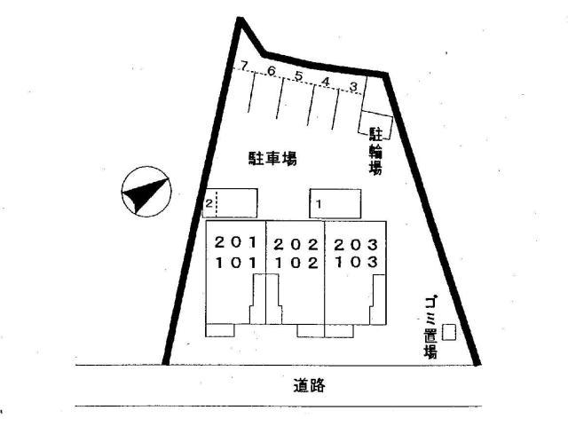 【福山市水呑町のアパートのその他】