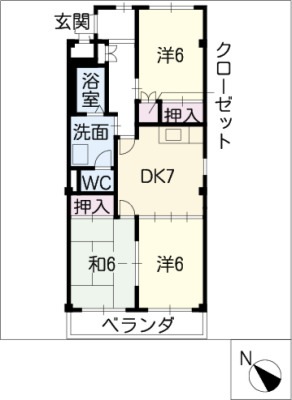 グリーンパーク新舞子の間取り