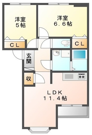 ヴィアレガーロの間取り