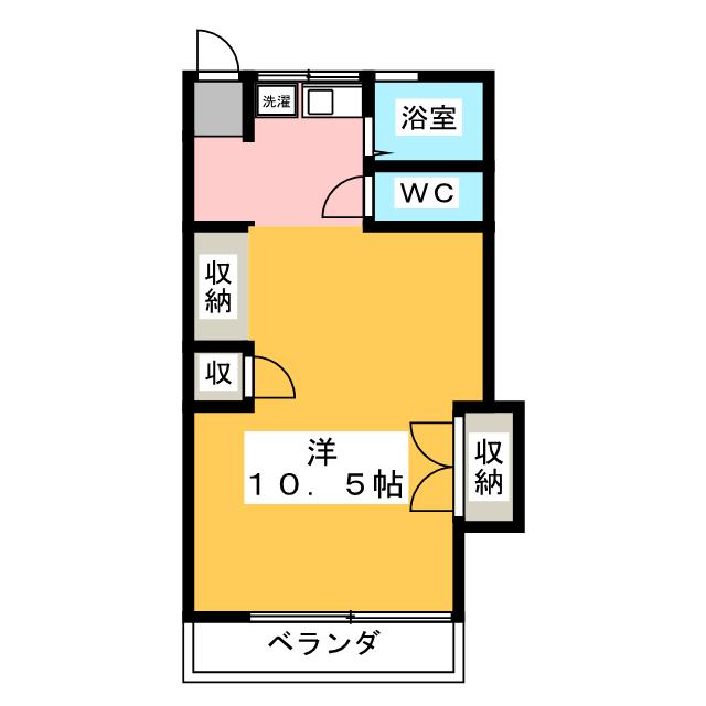 富士ハイツの間取り