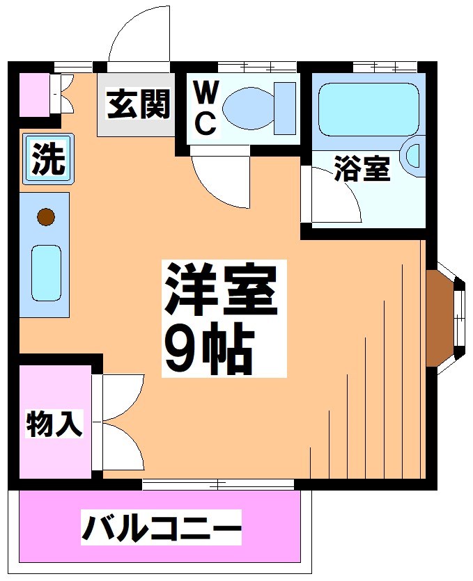 東京都杉並区下高井戸５（アパート）の賃貸物件の間取り