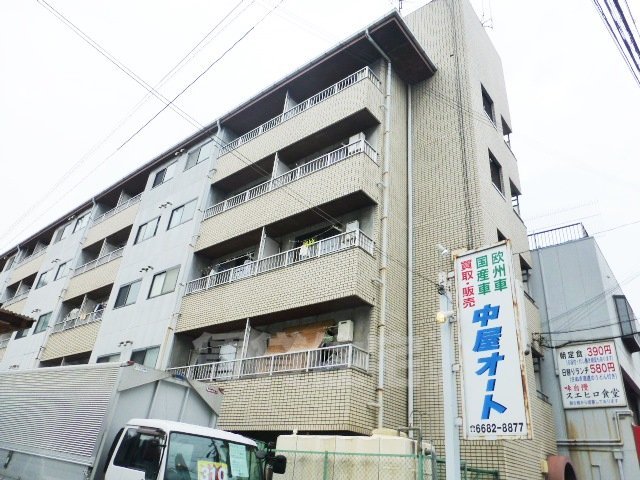 大阪市住之江区新北島のマンションの建物外観
