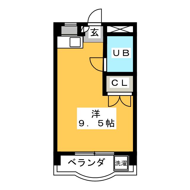 メゾン河合の間取り