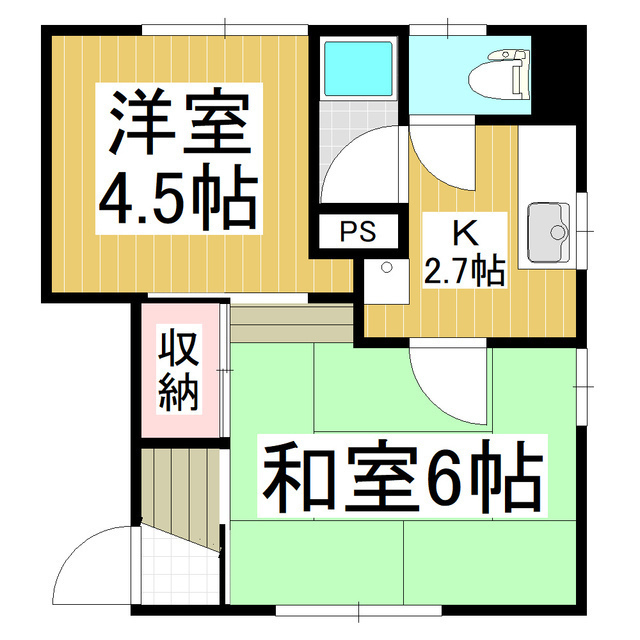 フォーブル吉江の間取り